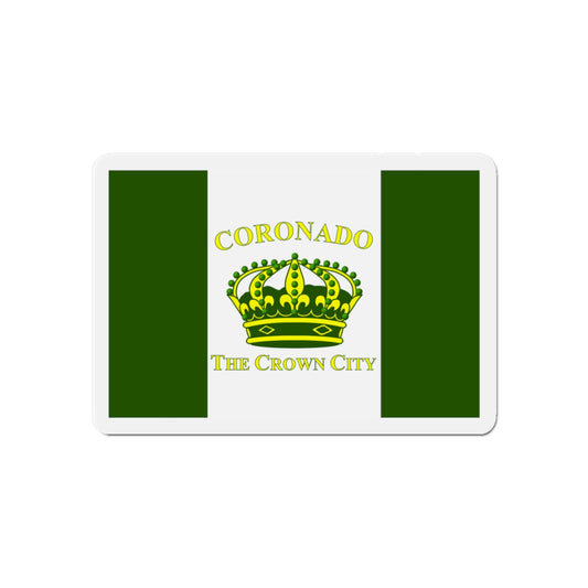 Flag of Coronado California - Die-Cut Magnet-6 × 6"-The Sticker Space