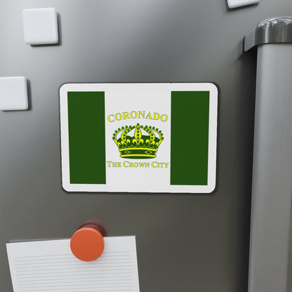 Flag of Coronado California - Die-Cut Magnet-The Sticker Space