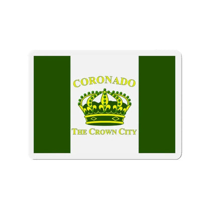 Flag of Coronado California - Refrigerator Magnet 2 Inch - The Sticker Space