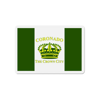 Flag of Coronado California - Refrigerator Magnet 4 Inch - The Sticker Space