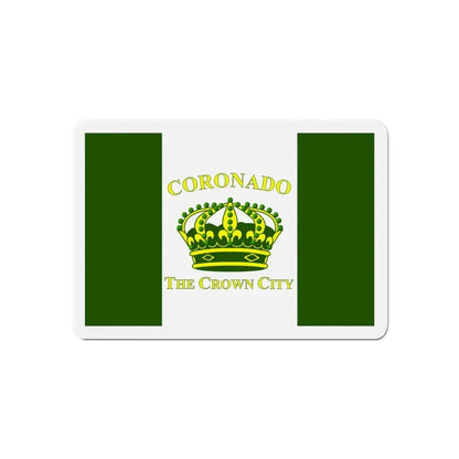 Flag of Coronado California - Refrigerator Magnet 6 Inch - The Sticker Space