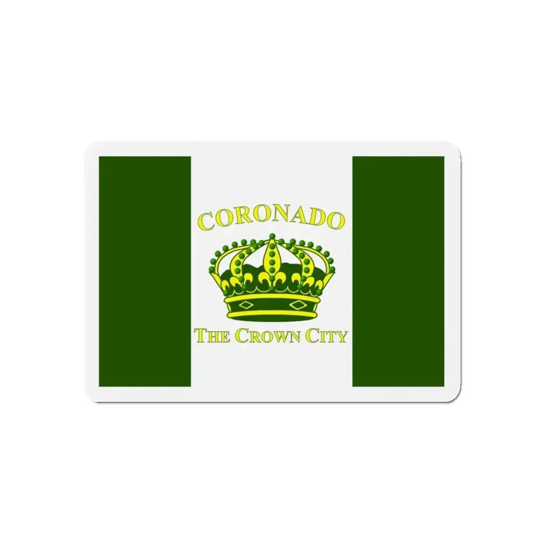 Flag of Coronado California - Refrigerator Magnet - The Sticker Space