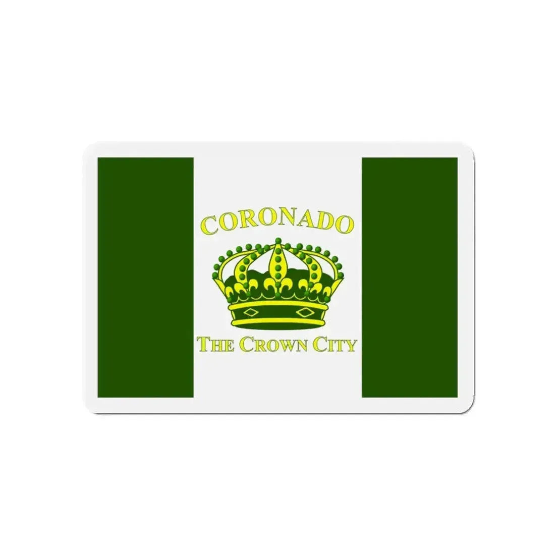 Flag of Coronado California - Refrigerator Magnet - The Sticker Space