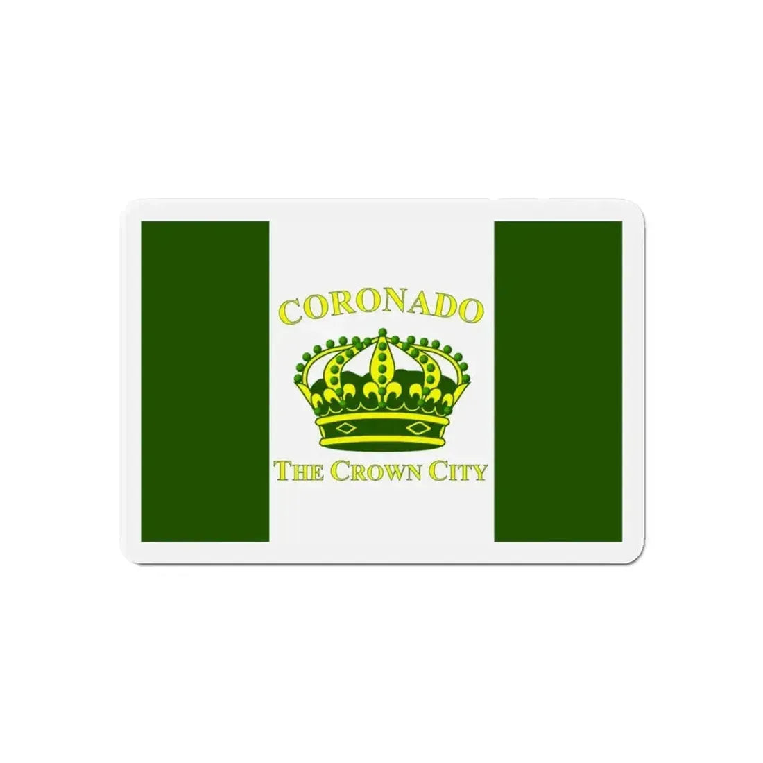 Flag of Coronado California - Refrigerator Magnet - The Sticker Space