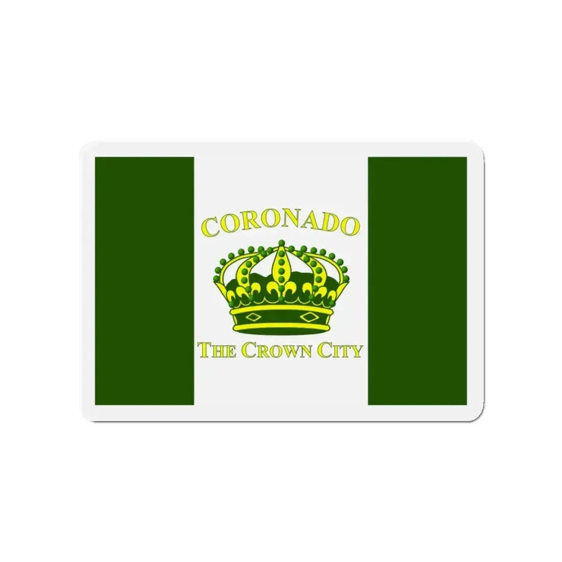 Flag of Coronado California - Refrigerator Magnet - The Sticker Space