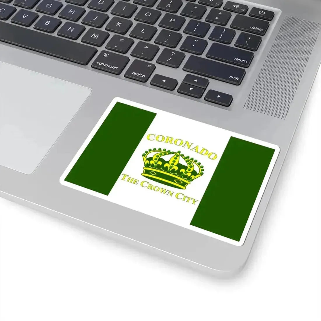 Flag of Coronado California (United States) STICKER Vinyl Kiss-Cut Decal - The Sticker Space