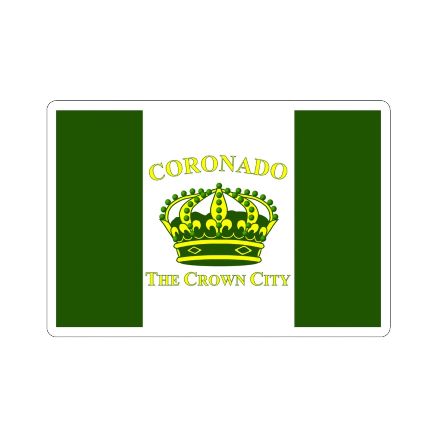 Flag of Coronado California USA STICKER Vinyl Die-Cut Decal-2 Inch-The Sticker Space