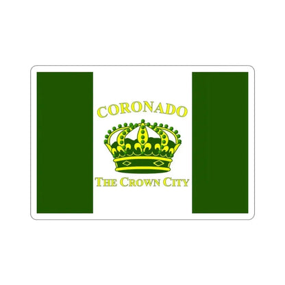 Flag of Coronado California USA STICKER Vinyl Die-Cut Decal 2 Inch - The Sticker Space