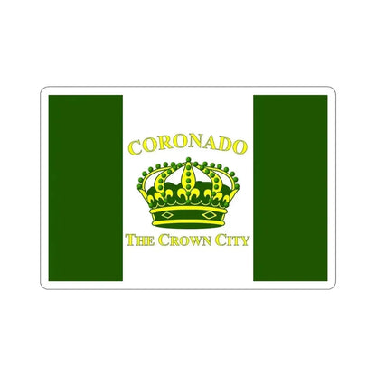 Flag of Coronado California USA STICKER Vinyl Die-Cut Decal - The Sticker Space