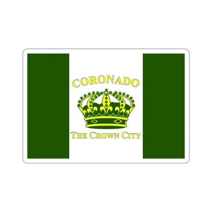 Flag of Coronado California USA STICKER Vinyl Die-Cut Decal - The Sticker Space