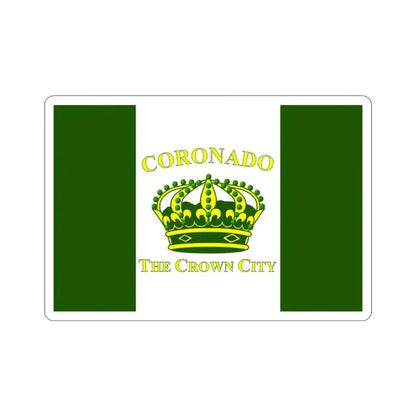 Flag of Coronado California USA STICKER Vinyl Die-Cut Decal - The Sticker Space