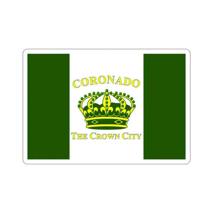 Flag of Coronado California USA STICKER Vinyl Die-Cut Decal - The Sticker Space