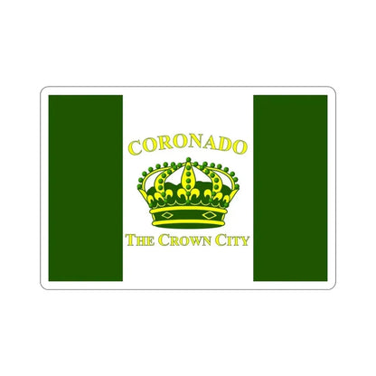 Flag of Coronado California USA STICKER Vinyl Die-Cut Decal - The Sticker Space