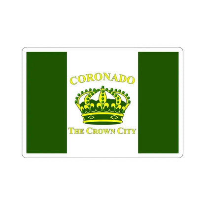 Flag of Coronado California USA STICKER Vinyl Die-Cut Decal - The Sticker Space