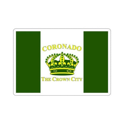 Flag of Coronado California USA STICKER Vinyl Die-Cut Decal - The Sticker Space