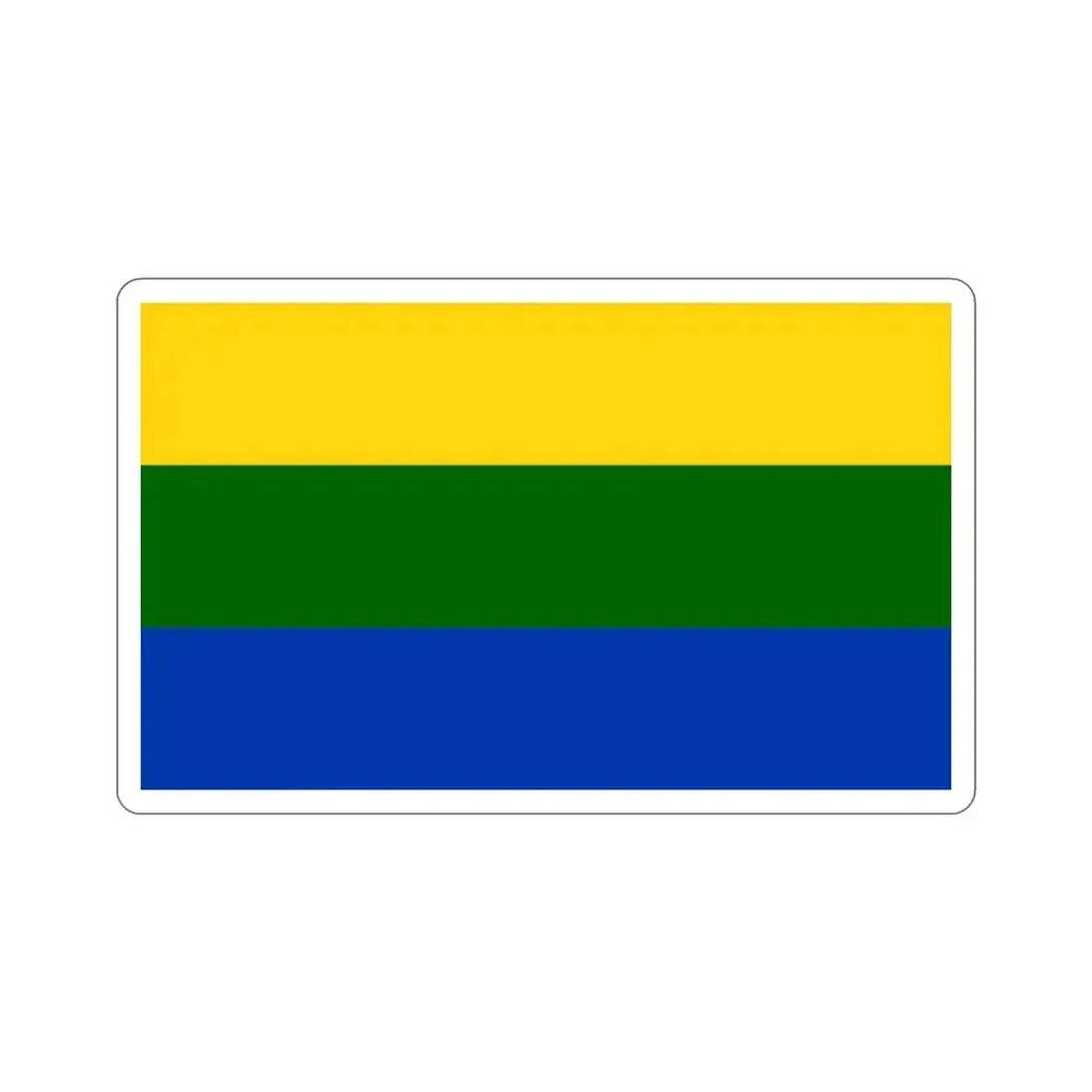 Flag of Corozal Puerto Rico STICKER Vinyl Die-Cut Decal 4 Inch - The Sticker Space