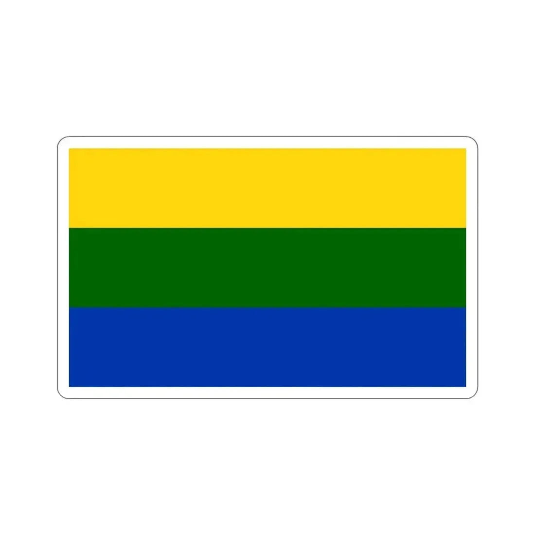 Flag of Corozal Puerto Rico STICKER Vinyl Die-Cut Decal - The Sticker Space