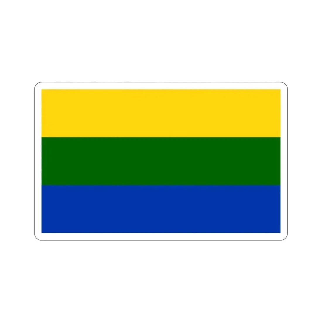 Flag of Corozal Puerto Rico STICKER Vinyl Die-Cut Decal - The Sticker Space