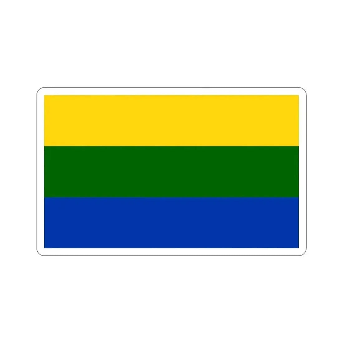 Flag of Corozal Puerto Rico STICKER Vinyl Die-Cut Decal - The Sticker Space