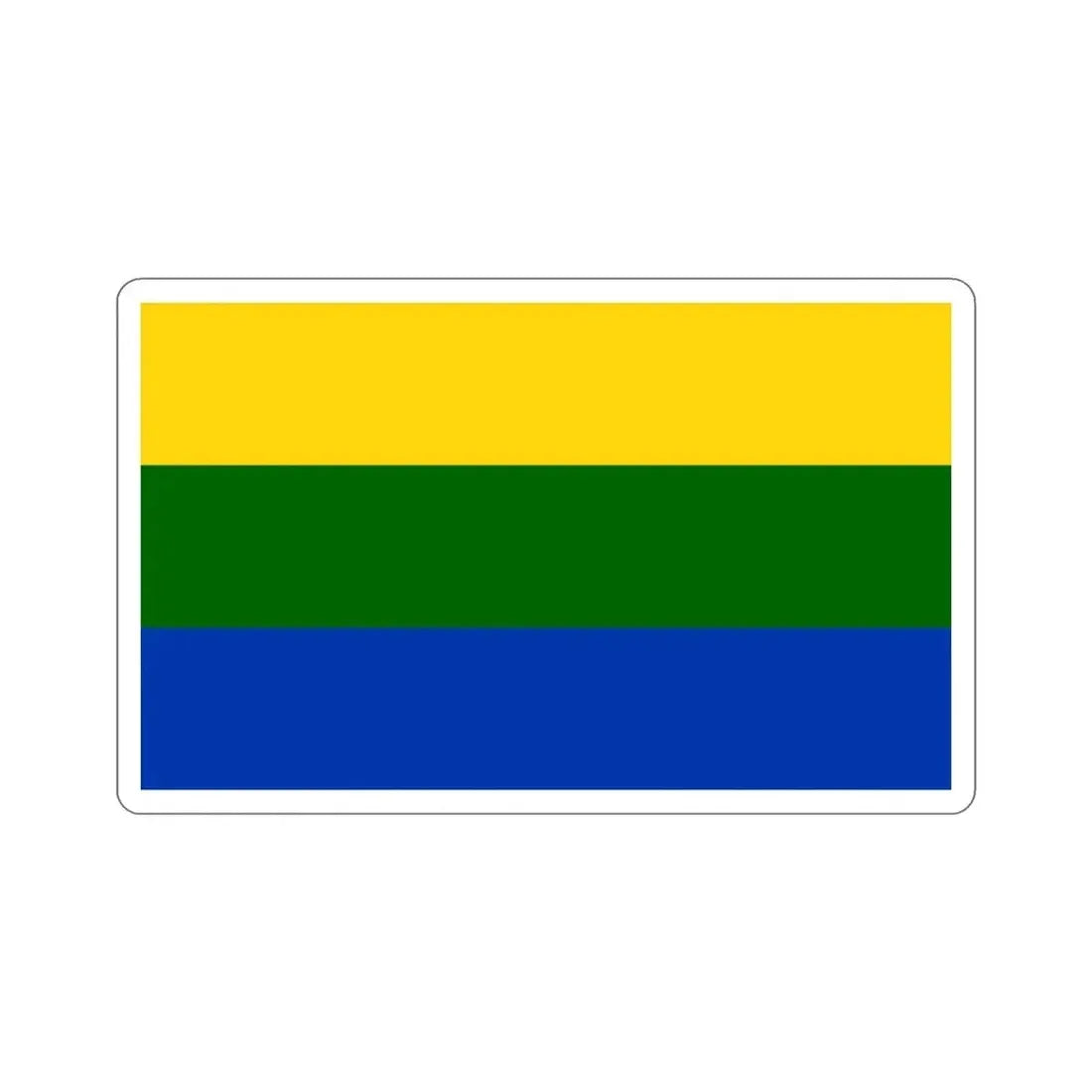 Flag of Corozal Puerto Rico STICKER Vinyl Die-Cut Decal - The Sticker Space