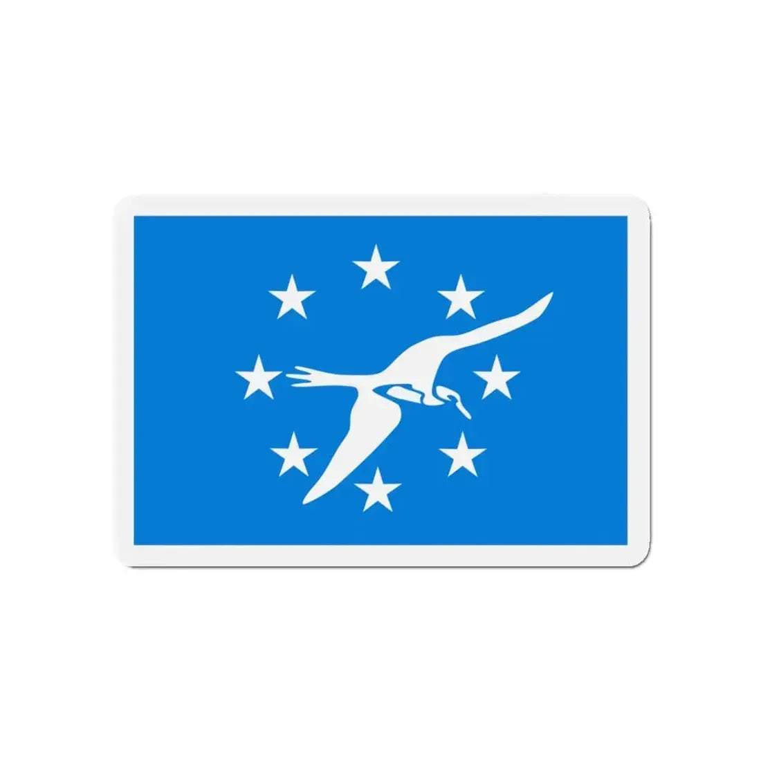 Flag of Corpus Christi Texas - Refrigerator Magnet 4 Inch - The Sticker Space