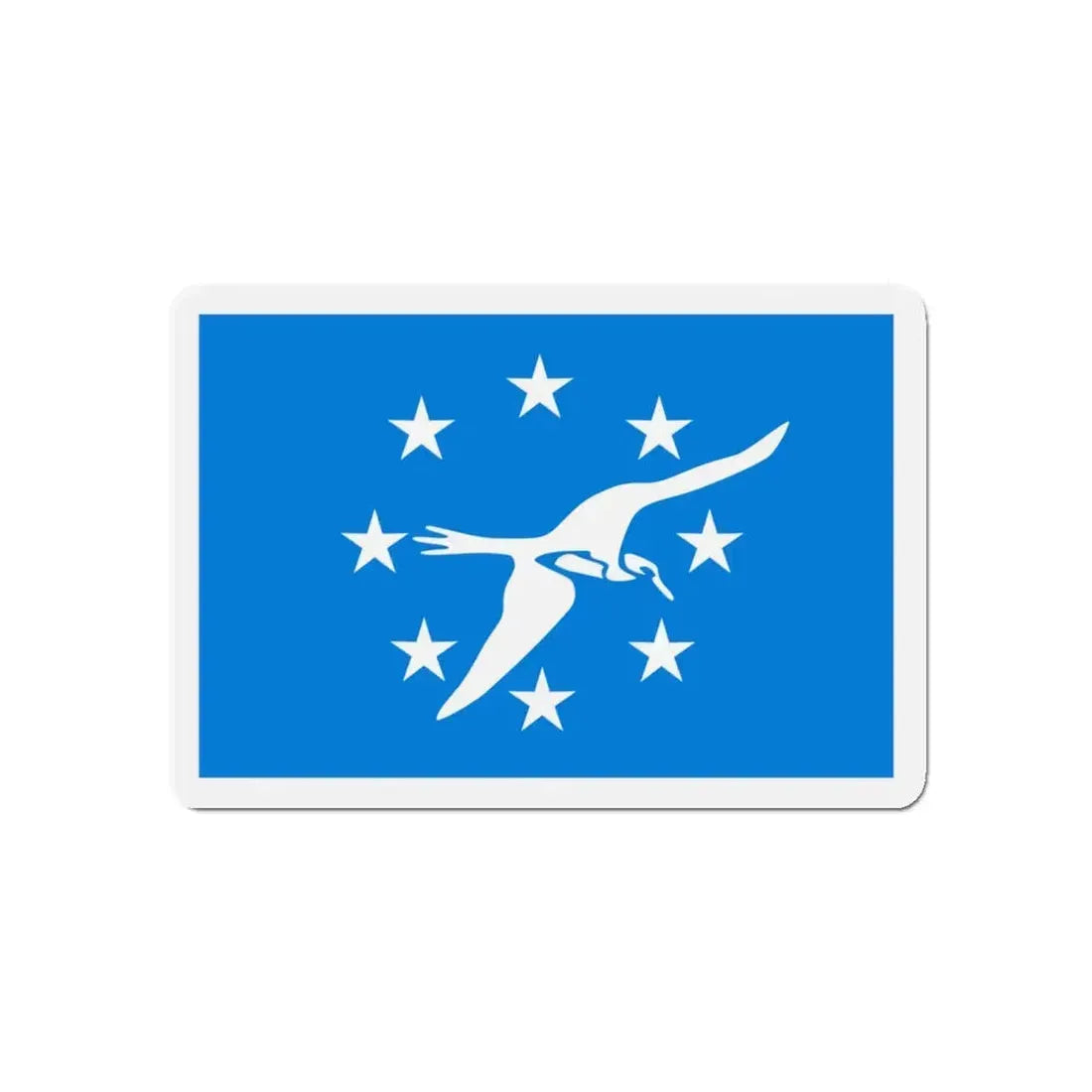 Flag of Corpus Christi Texas - Refrigerator Magnet 5 Inch - The Sticker Space