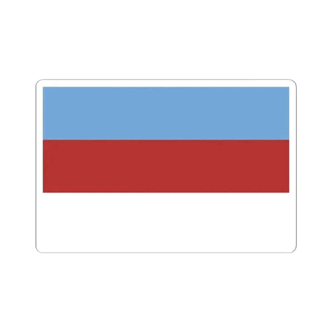 Flag of Corrientes 1814 (Argentina) STICKER Vinyl Kiss-Cut Decal 2 Inch White - The Sticker Space