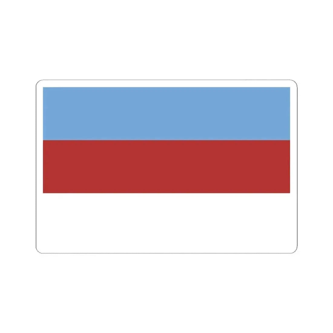 Flag of Corrientes 1814 (Argentina) STICKER Vinyl Kiss-Cut Decal 3 Inch White - The Sticker Space