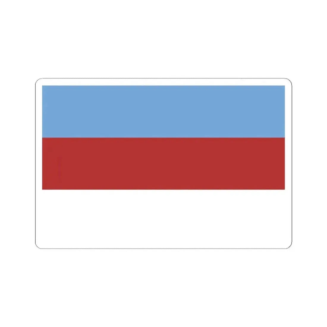 Flag of Corrientes 1814 (Argentina) STICKER Vinyl Kiss-Cut Decal 4 Inch White - The Sticker Space