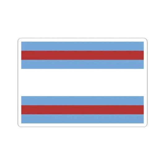 Flag of Corrientes 1815 (Argentina) STICKER Vinyl Kiss-Cut Decal 2 Inch White - The Sticker Space