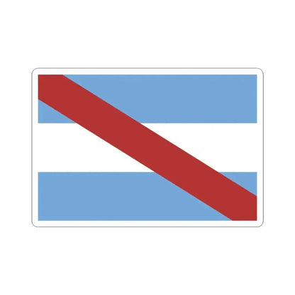 Flag of Corrientes 1820-1822 (Argentina) STICKER Vinyl Kiss-Cut Decal 3 Inch White - The Sticker Space