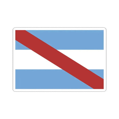 Flag of Corrientes 1820-1822 (Argentina) STICKER Vinyl Kiss-Cut Decal 4 Inch White - The Sticker Space