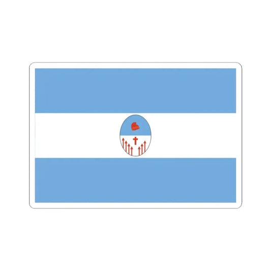 Flag of Corrientes 1822 (Argentina) STICKER Vinyl Kiss-Cut Decal 2 Inch White - The Sticker Space