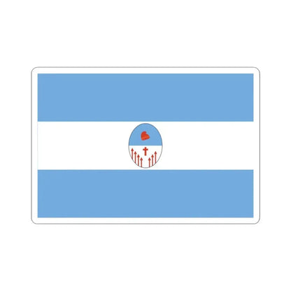 Flag of Corrientes 1822 (Argentina) STICKER Vinyl Kiss-Cut Decal 3 Inch White - The Sticker Space