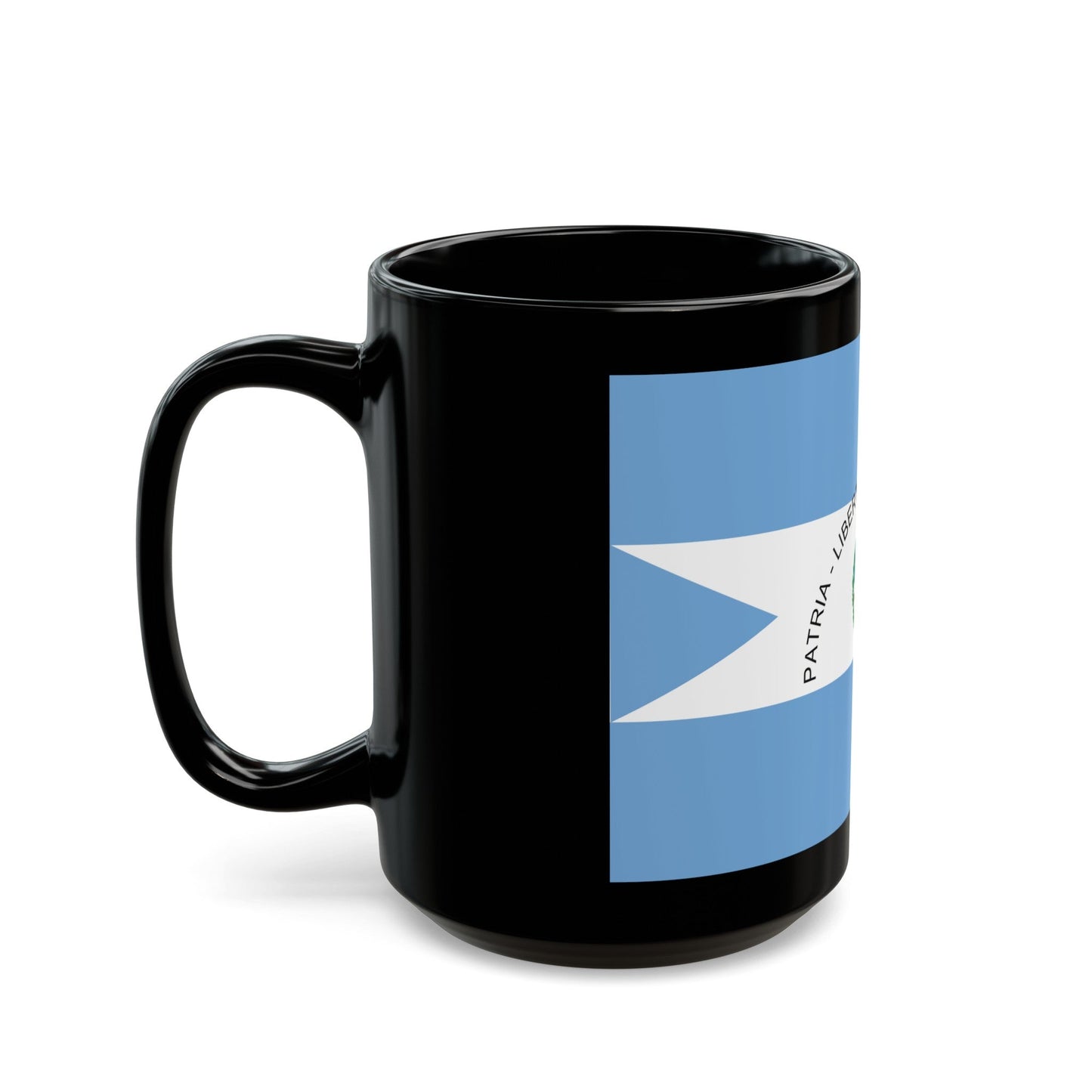 Flag of Corrientes Province Argentina - Black Coffee Mug-The Sticker Space