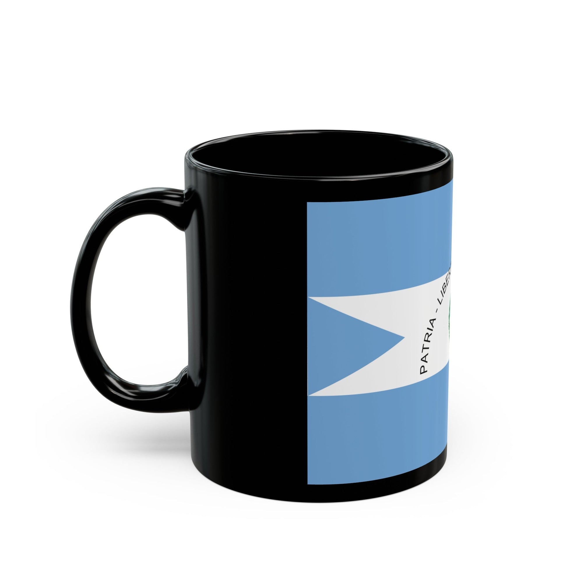 Flag of Corrientes Province Argentina - Black Coffee Mug-The Sticker Space