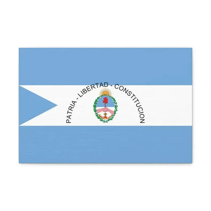 Flag of Corrientes Province Argentina - Canvas Wall Art 18″ x 12″ 1.25" - The Sticker Space