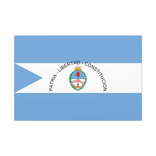 Flag of Corrientes Province Argentina - Canvas Wall Art 36" x 24" 1.25" - The Sticker Space
