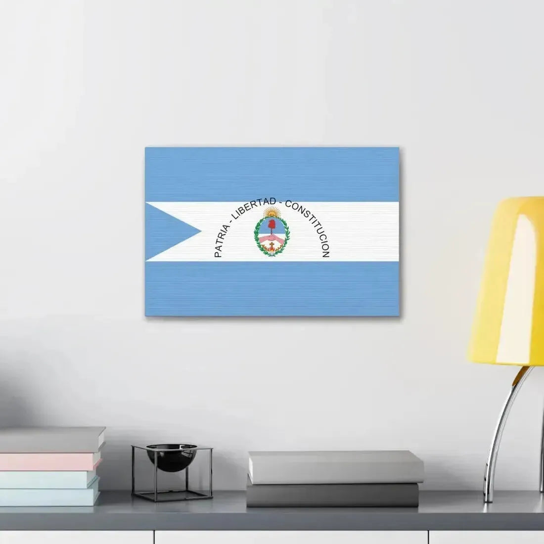 Flag of Corrientes Province Argentina - Canvas Wall Art - The Sticker Space