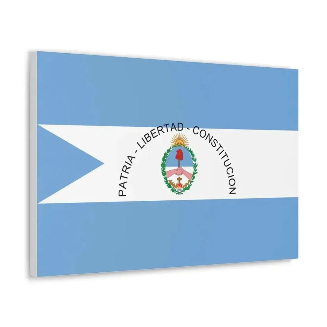 Flag of Corrientes Province Argentina - Canvas Wall Art - The Sticker Space