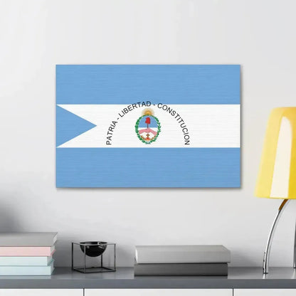 Flag of Corrientes Province Argentina - Canvas Wall Art - The Sticker Space