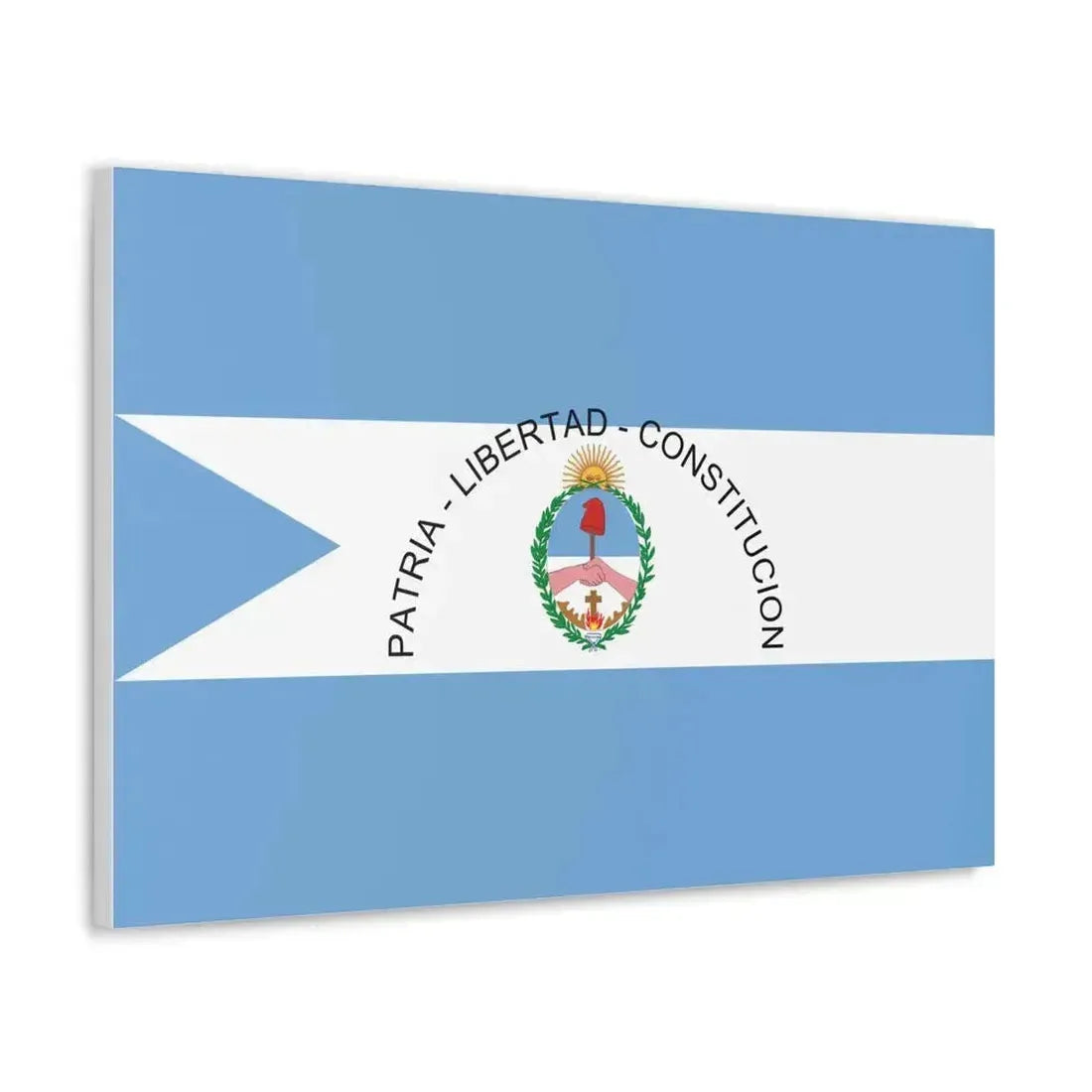 Flag of Corrientes Province Argentina - Canvas Wall Art - The Sticker Space