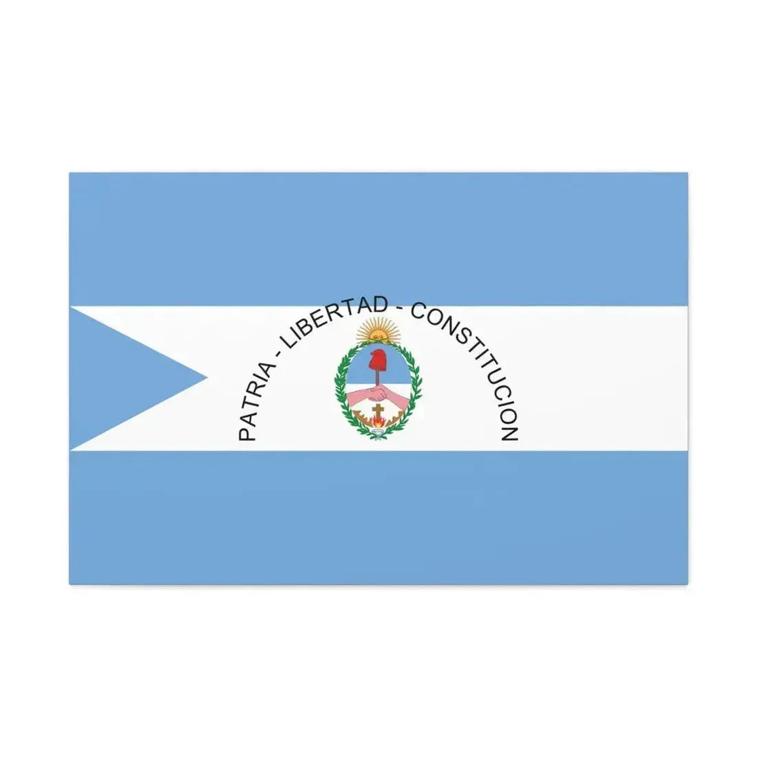 Flag of Corrientes Province Argentina - Canvas Wall Art - The Sticker Space