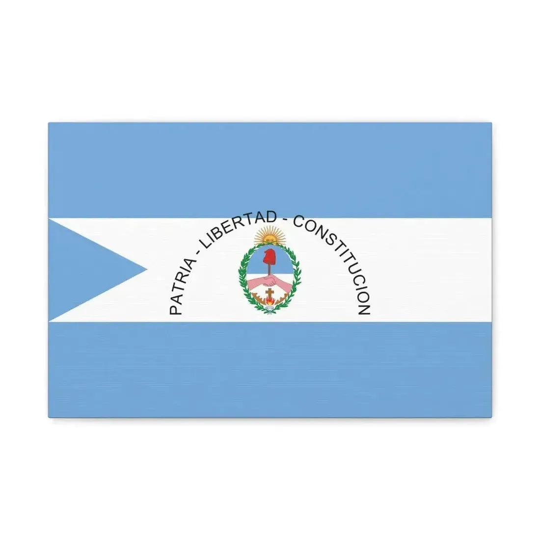 Flag of Corrientes Province Argentina - Canvas Wall Art - The Sticker Space