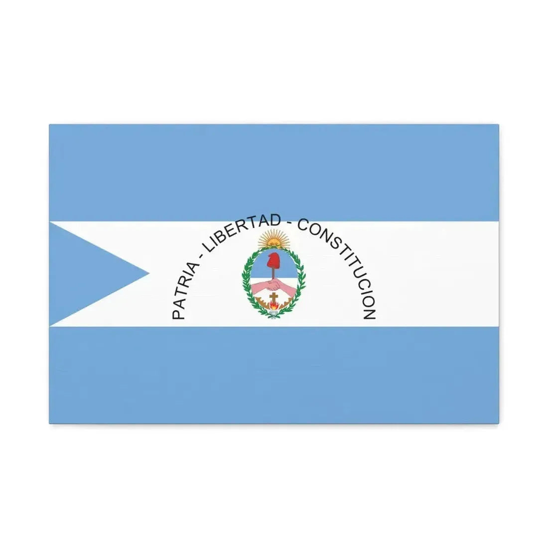 Flag of Corrientes Province Argentina - Canvas Wall Art - The Sticker Space