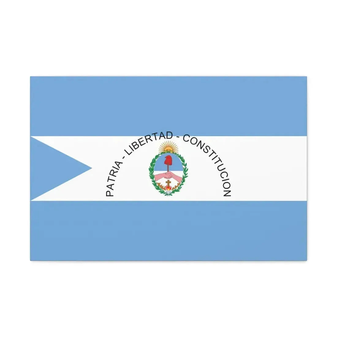 Flag of Corrientes Province Argentina - Canvas Wall Art - The Sticker Space