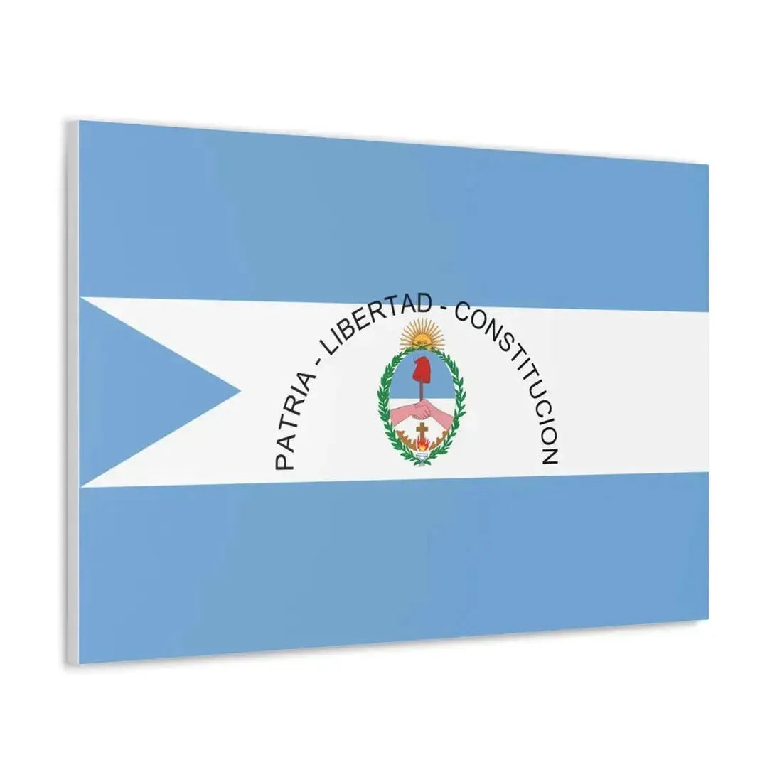 Flag of Corrientes Province Argentina - Canvas Wall Art - The Sticker Space
