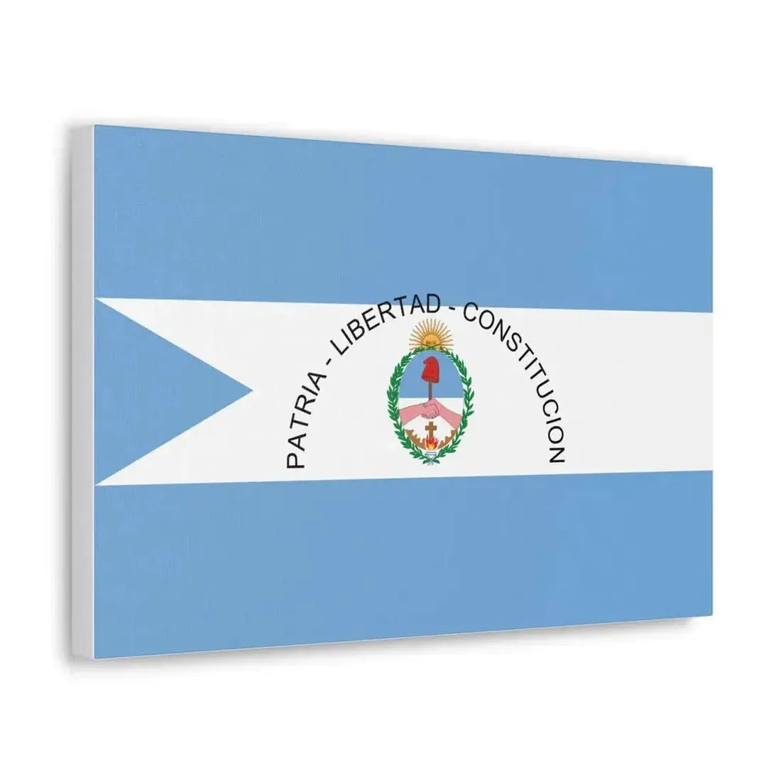 Flag of Corrientes Province Argentina - Canvas Wall Art - The Sticker Space