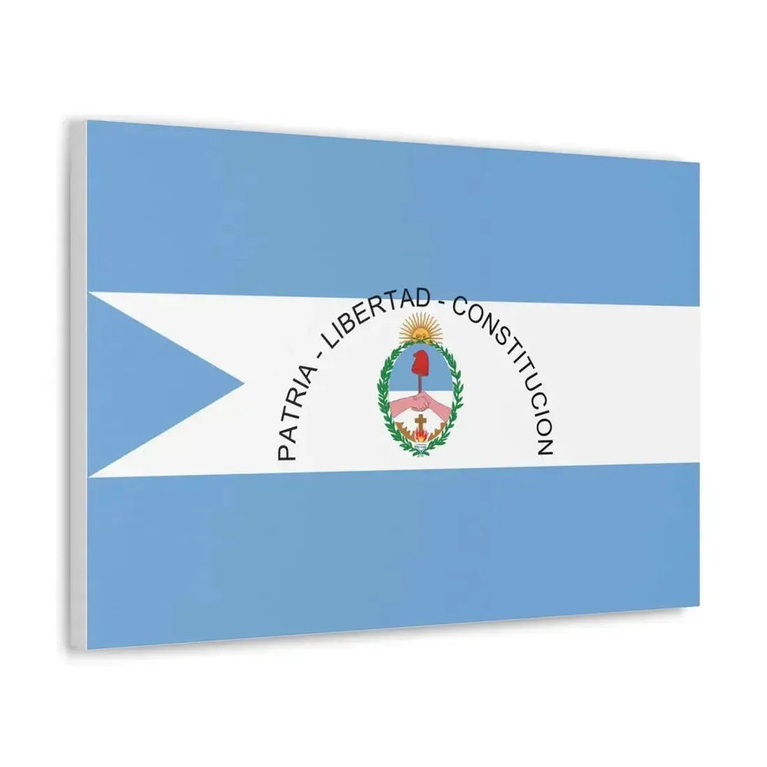 Flag of Corrientes Province Argentina - Canvas Wall Art - The Sticker Space