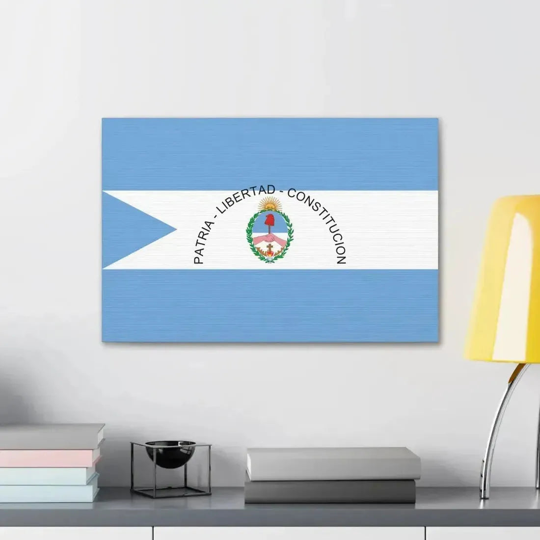 Flag of Corrientes Province Argentina - Canvas Wall Art - The Sticker Space